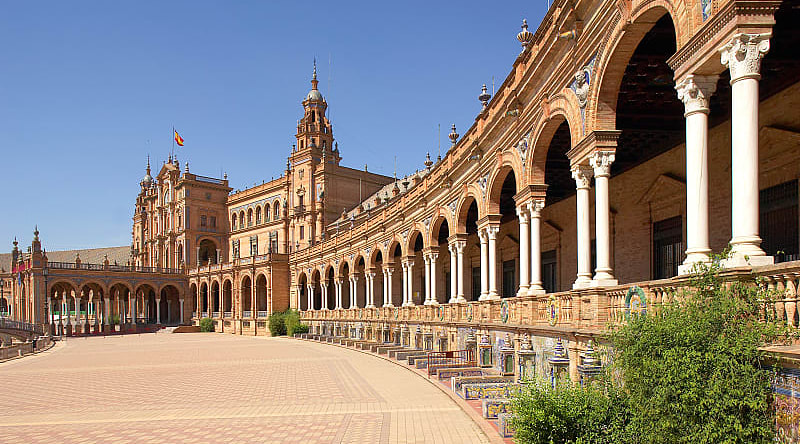 Spanish Palace in Seville, Spain Spanish Palace in Seville, Spain