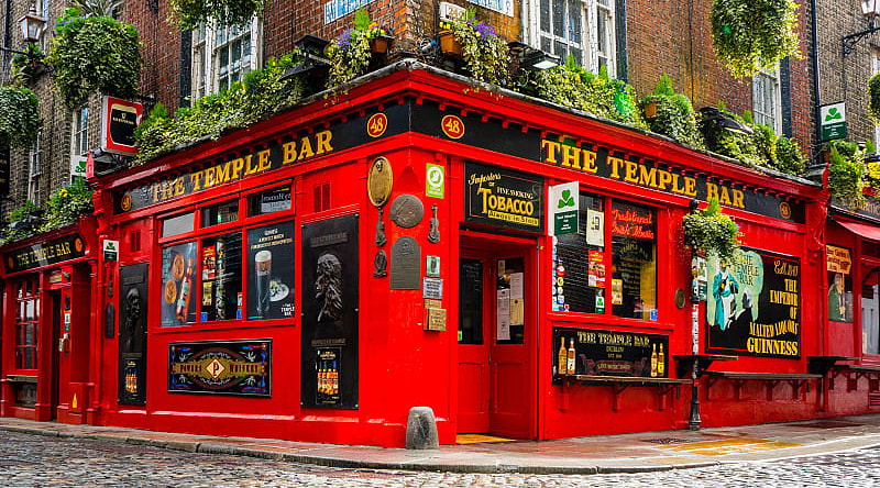 Temple Bar in Dublin, Ireland Temple Bar in Dublin, Ireland