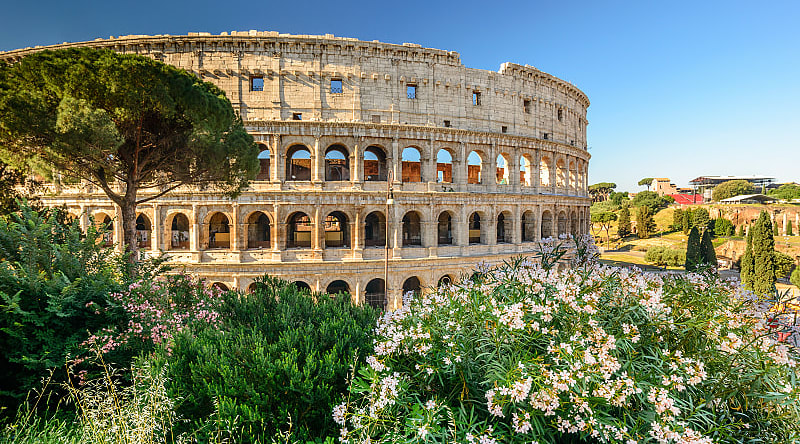 The Colosseum in Rome, Italy The Colosseum in Rome, Italy