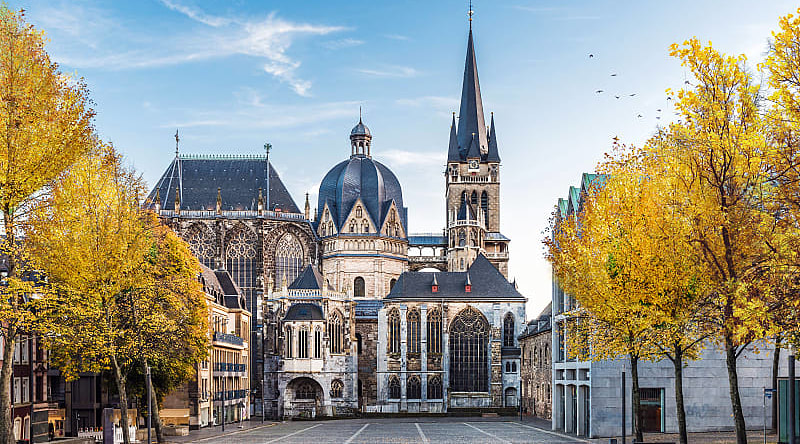 Aachen Cathedral, in Aachen, Germany UNESCO World Heritage site, Aachen Cathedral, in Aachen, Germany