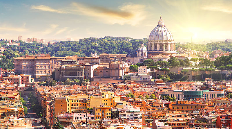 St Peter's Cathedral in Rome, Italy