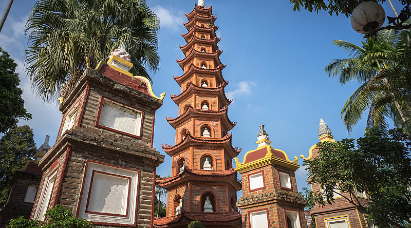 Quoc Pagoda in Hanoi, Vietnam Quoc Pagoda in Hanoi, Vietnam