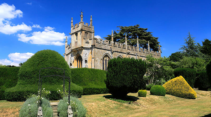 Sudeley Castle near Winchcombe village in England Sudeley Castle near Winchcombe village in England