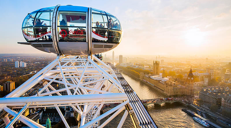 London Eye in England.  Photo courtesy of Visit London London Eye in England