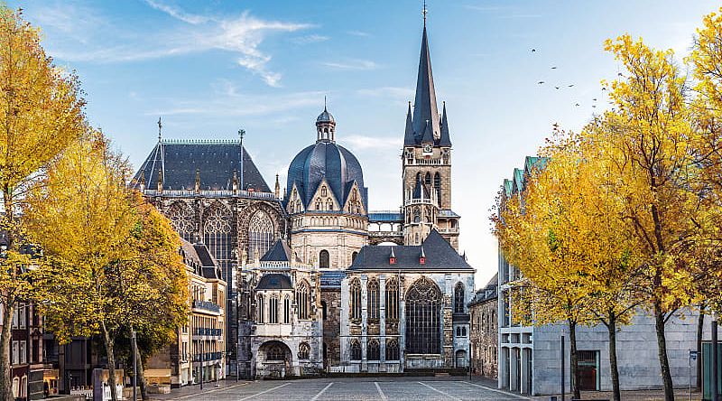 UNESCO World Heritage site, Aachen Cathedral, in Aachen, Germany