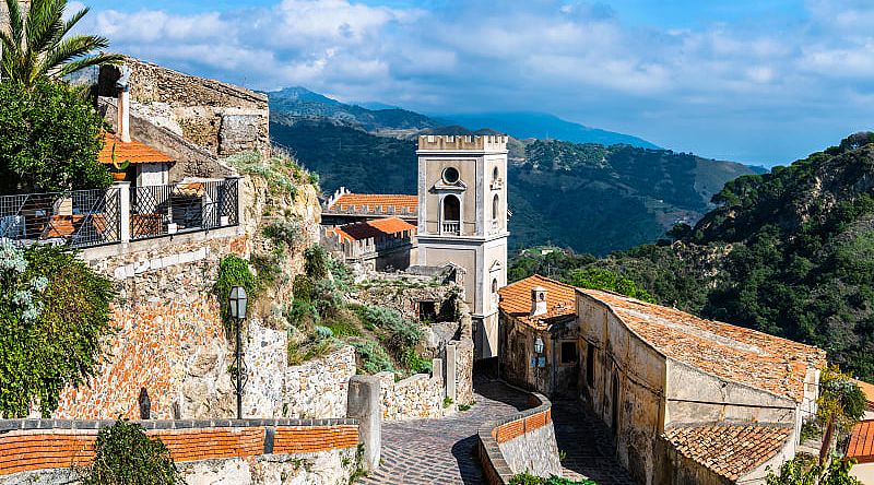 Savoca in Sicily, Italy Savoca in Sicily, Italy, served as the stand in for Corleone during the filming of the Godfather