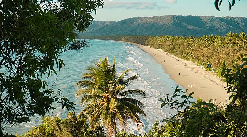 Four Mile Beach in Port Douglas, Australia.