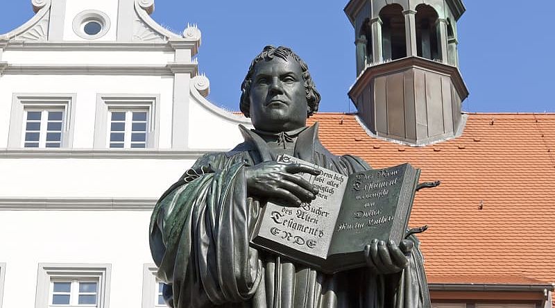 First Public Monument of Martin Luther, Wittenberg, Germany First Public Monument of Martin Luther, Wittenberg, Germany
