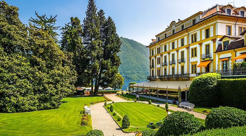 Villa d'Este in Cernobbio on Lake Como, Italy