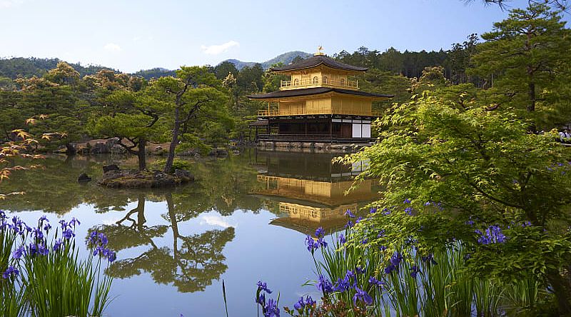 Kinkaku-ji, Golden Pavilion, Kyoto, Japanv