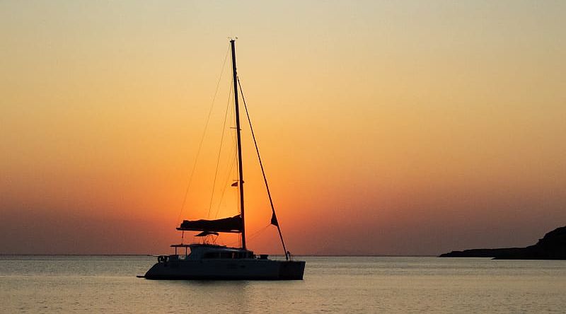 Santorini Island in Greece