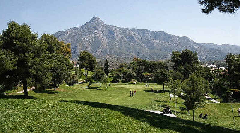 Golfing in Marabella, Spain