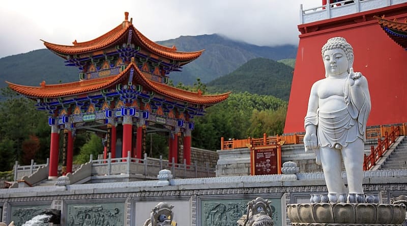 Chonsheng Monastery in Yunnan, China Chonsheng Monastery in Yunnan, China
