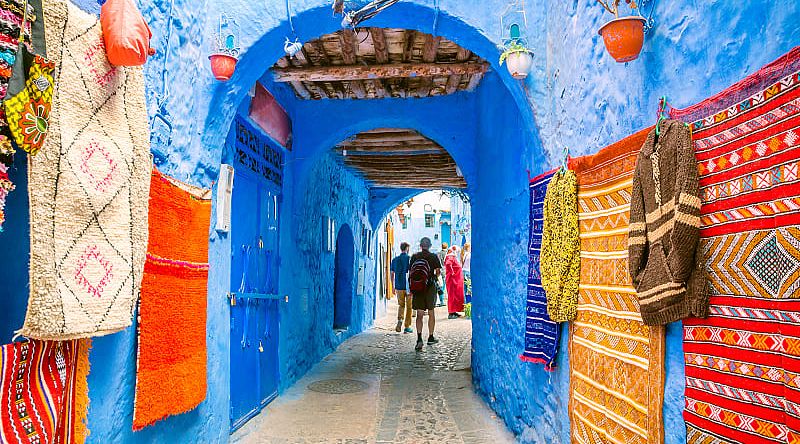 Chefchaouen city in Morocco