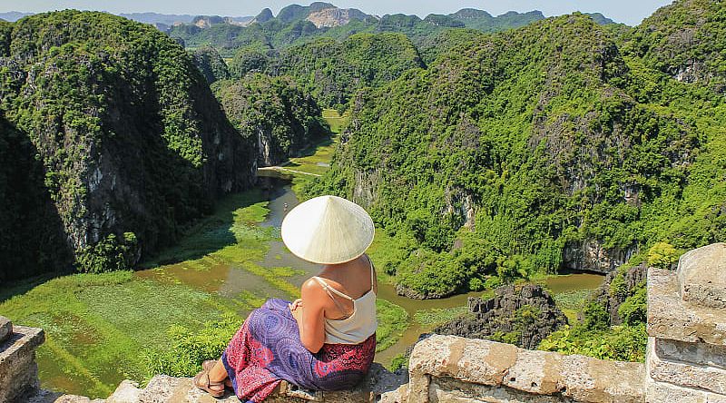 View of Huang Mua in Ninh Binh, Vietnam View of Huang Mua in Ninh Binh, Vietnam