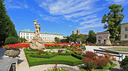 Mirabell Palace garden, Salzburg, Austria