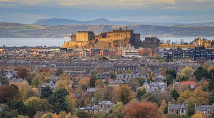Edinburgh Castle in Scotland