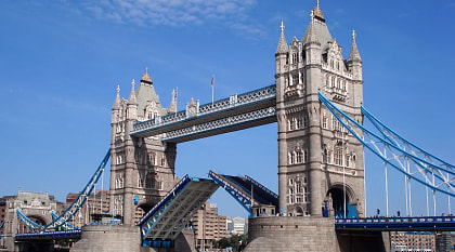 Tower Bridge in London, England
