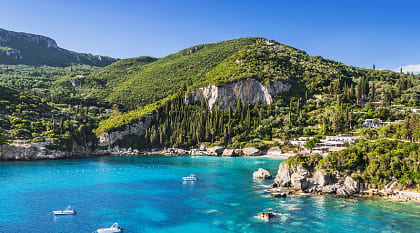 Corfu Island in Greece