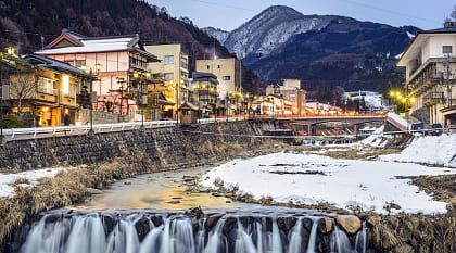 Shibu Onsen in Nagano, Japan