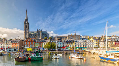 Harbor at Cobhn in County Cork, Ireland