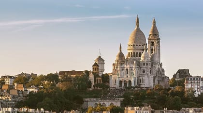 Bohemian charm of the Basilica of Montmartre, Paris