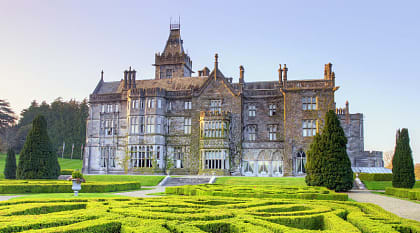 Adare Manor gardens in Ireland. Adare Manor gardens in Ireland.