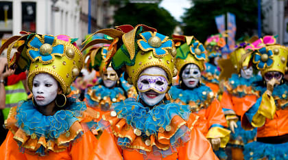 Rio de Janeiro carnival in Brazil
