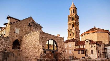 Diocletian's Palace in Split, Croatia