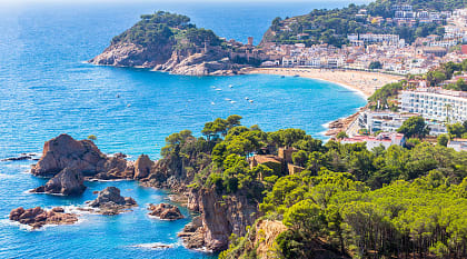 Coast of Barcelona in Spain Coast of Barcelona in Spain