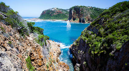 Landscape in Knysna Western Cape province, South Africa.