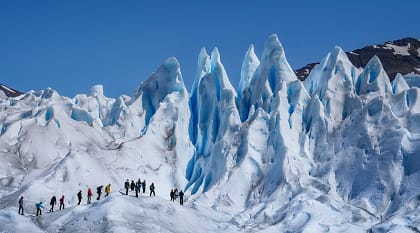 Perito Moreno glacier in Southern Argentina Perito Moreno glacier in Southern Argentina