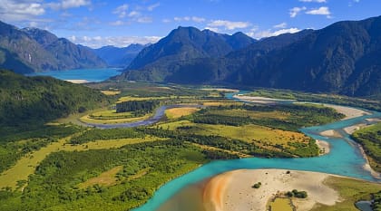 Puelo River Valley, Chile