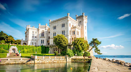 Miramare Castle in Trieste, Italy