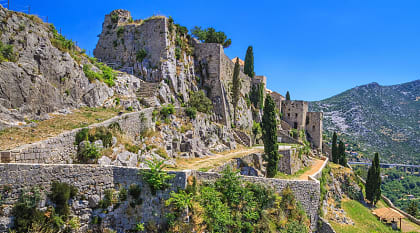 Klis Fortress in Split, Croatia Klis Fortress in Split, Croatia