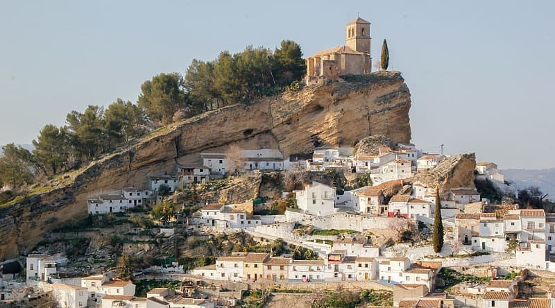 Montefrio basking in the southern Spanish sun, Granada, Spain Montefrio basking in the southern Spanish sun, Granada, Spain