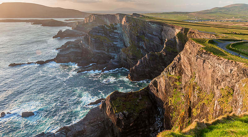 Kerry Cliffs along the Ring of Kerry in Ireland Kerry Cliffs along the Ring of Kerry in Ireland