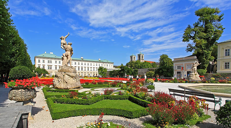 Mirabell Palace garden, Salzburg, Austria Mirabell Palace garden, Salzburg, Austria