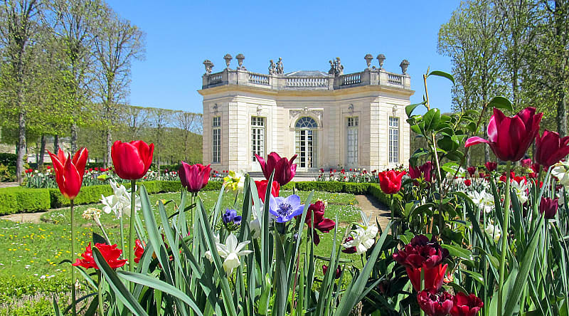 The Petit Trianon at the Palace of Versailles The Petit Trianon at the Palace of Versailles in Versailles, France.