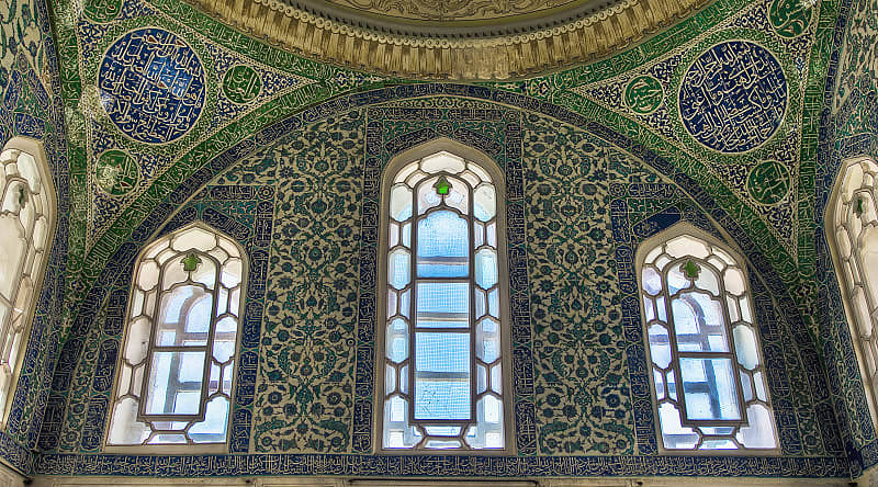 Topkapi Palace interior in Istanbul, Turkey. Topkapi Palace interior in Istanbul, Turkey.