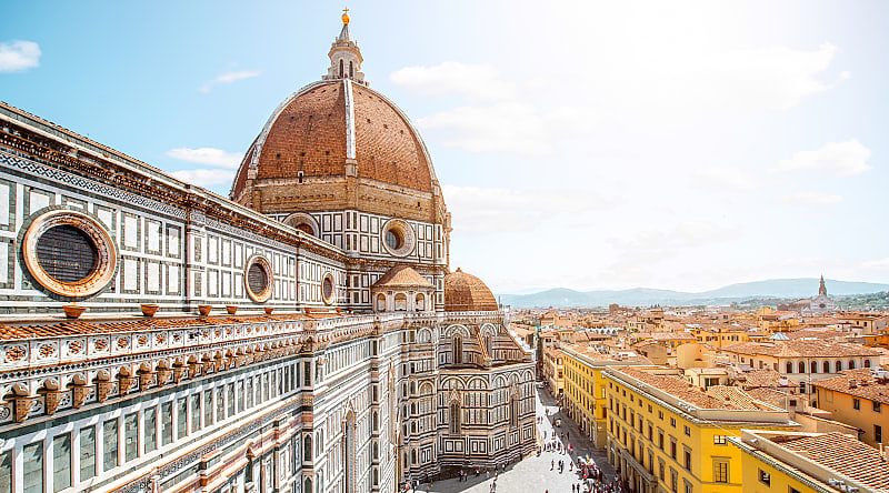 Dome of Santa Maria del Fiore church in Florence Dome of Santa Maria del Fiore church in Florence