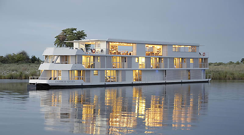 Photo courtesy: Zambezi Queen Luxurious river safari on the Zambezi Queen