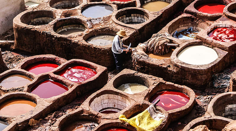 Morocco Fez Tannery Morocco Fez Tannery