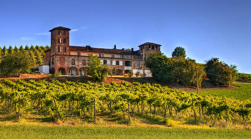 A villa and vineyard in Piedmont, Northern Italy A villa and vineyard in Piedmont, Northern Italy