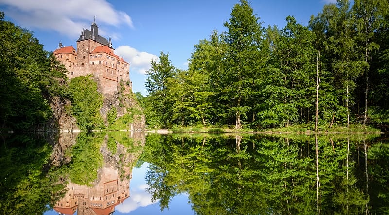 Kriebstein castle near the town of Waldheim in the German state of Saxony Kriebstein castle near the town of Waldheim in the German state of Saxony