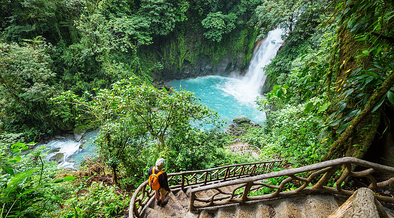 Rio Celeste in Alajuela, Costa Rica Rio Celeste in Alajuela, Costa Rica