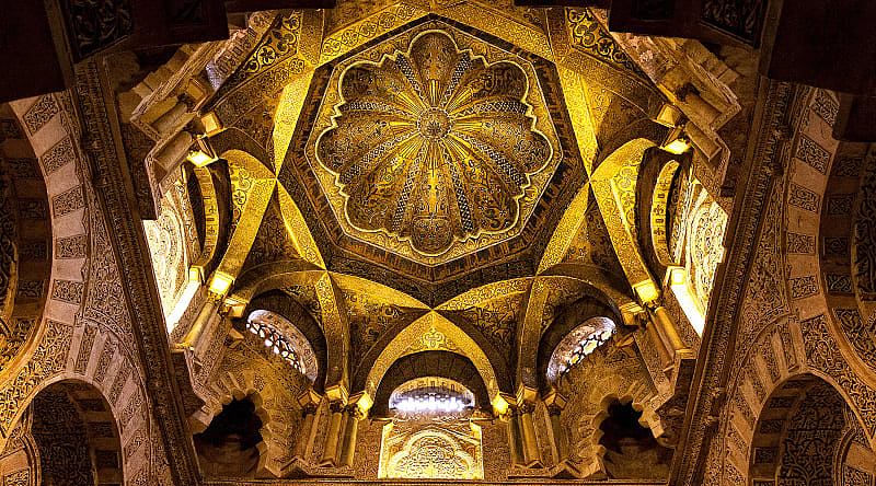 Dome in the The Mosque–Cathedral of Córdoba Dome in the The Mosque–Cathedral of Córdoba