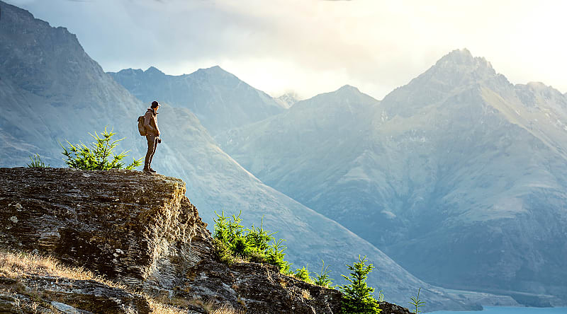 Traveler Expecting New Zealand Wonderful Journey, Queenstown