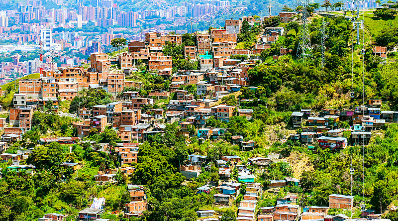 The city of Medellin, Colombia The city of Medellin, Colombia