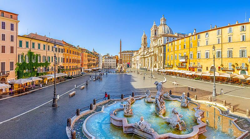 Piazza Navona in Rome, Italy